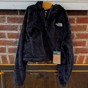 North face quarter zip cropped hoodie